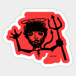 Devil Angel Bad Boy Sticker